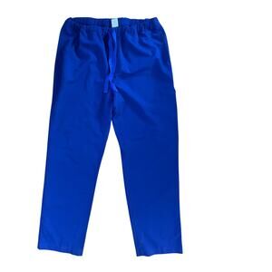 FIGS Men's Pisco Basic Scrub Pants in Royal Blue Size Small